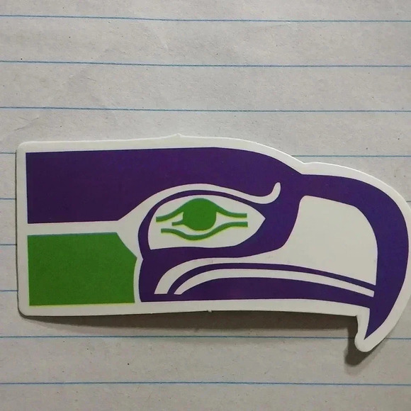 SEATTLE  SEAHAWKS  waterproof sticker..nwt..we bundle..enjoy - Picture 2 of 2